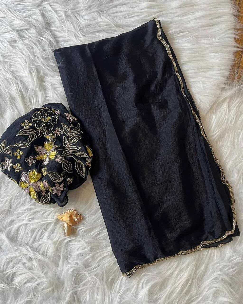 Chinon Silk Soft Saree
