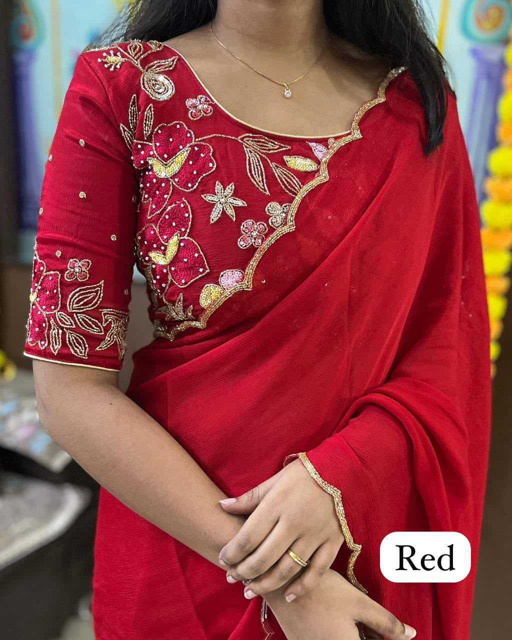 Chinon Silk Soft Saree