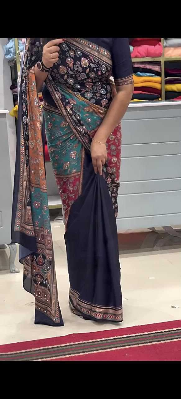 Chinon Designer Saree