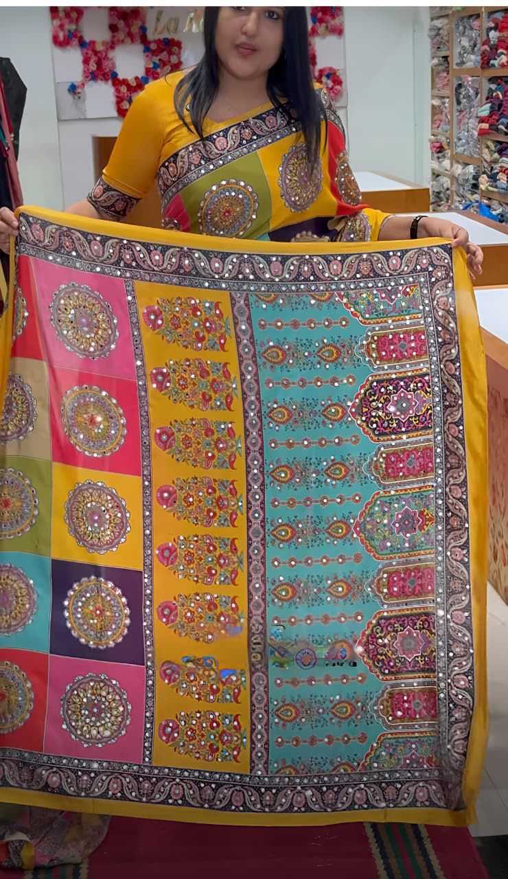 Chinon Designer Saree