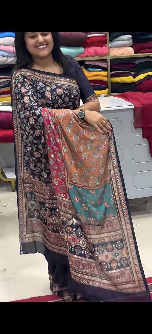 Chinon Designer Saree