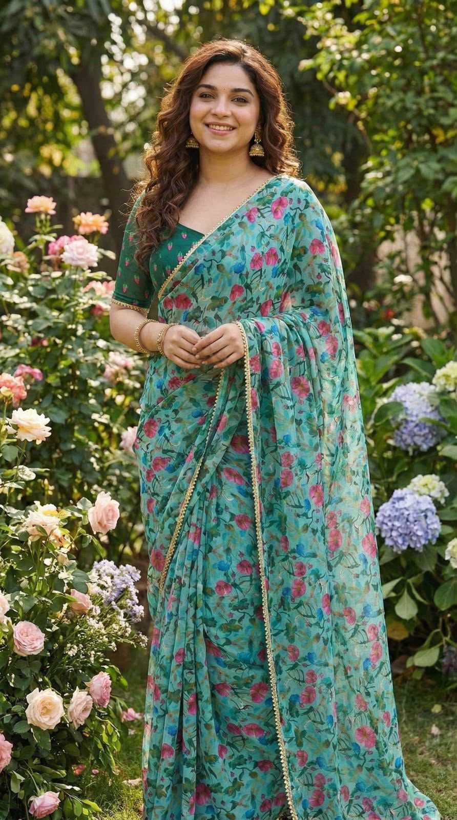 Georgette Designer Saree