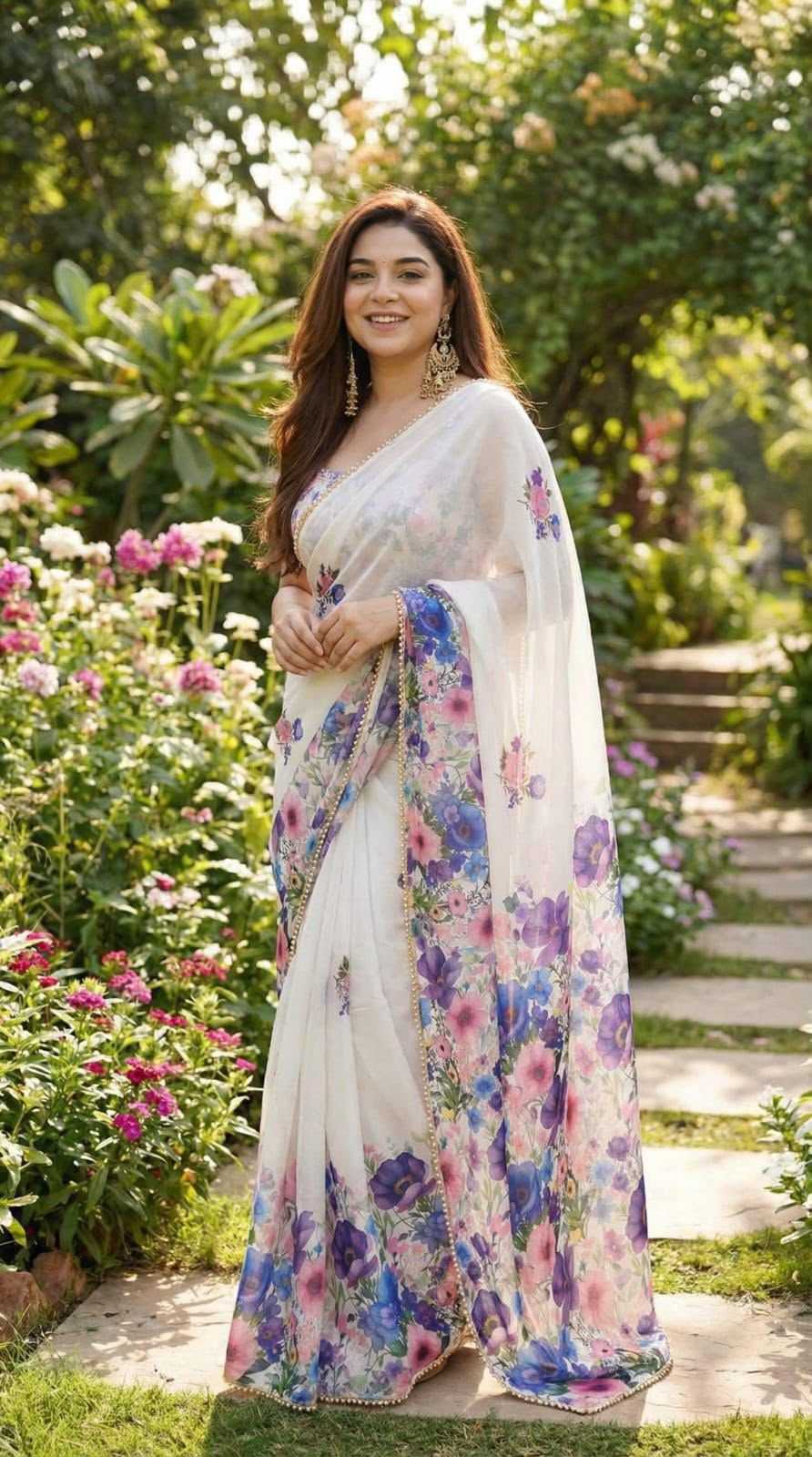 Georgette Designer Saree
