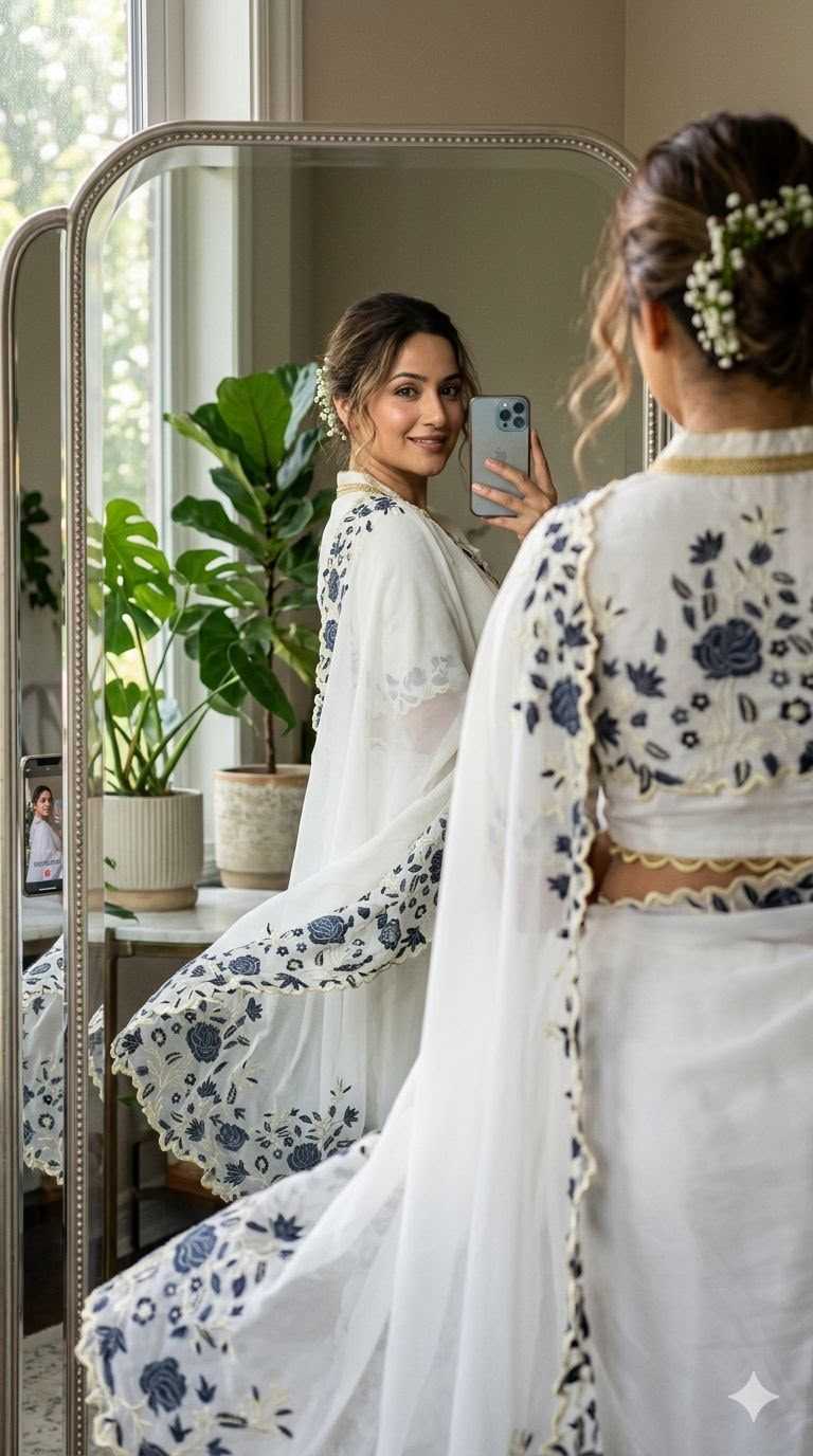 Georgette Designer Saree