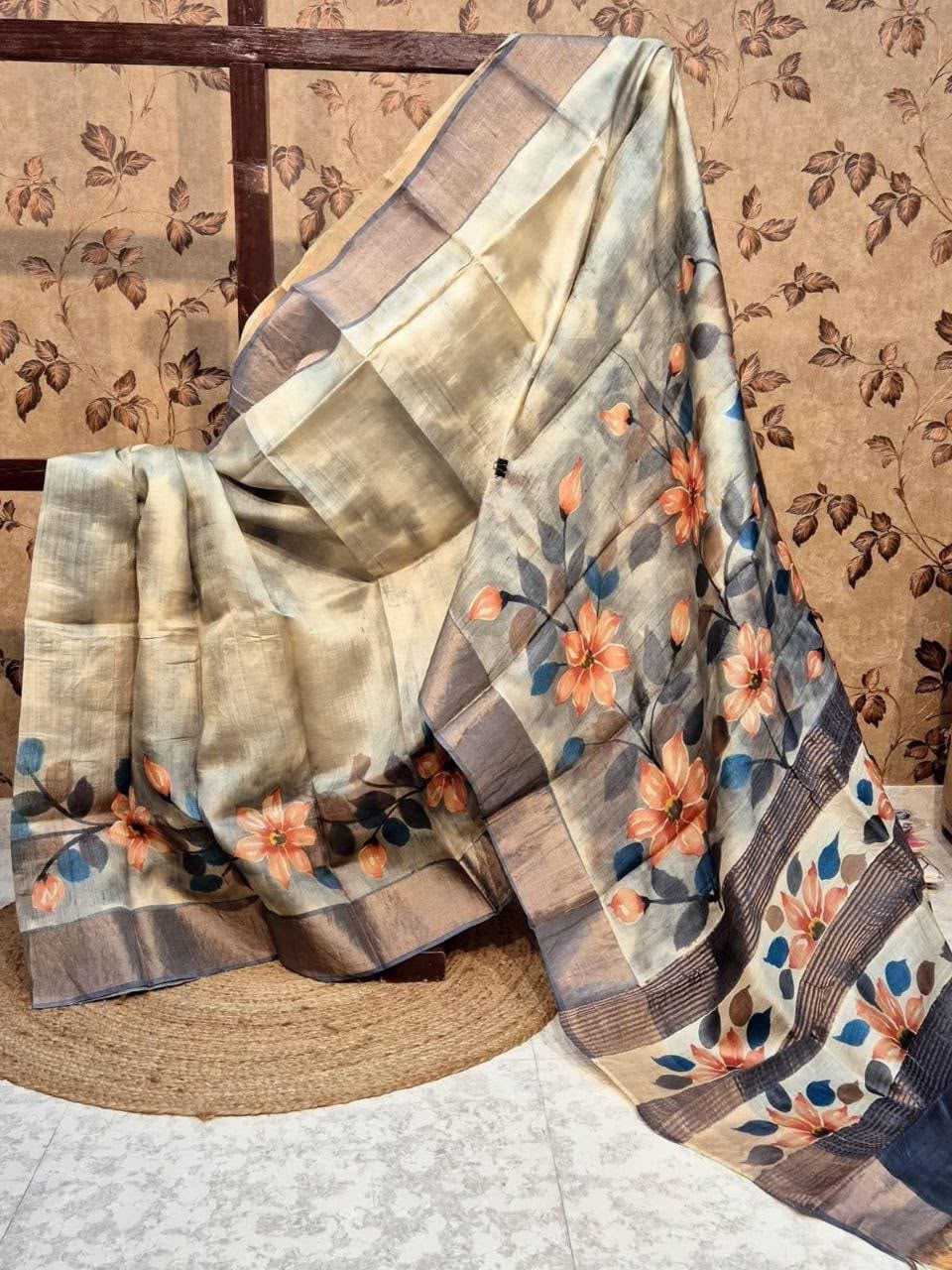 Tussar Silk Soft Saree