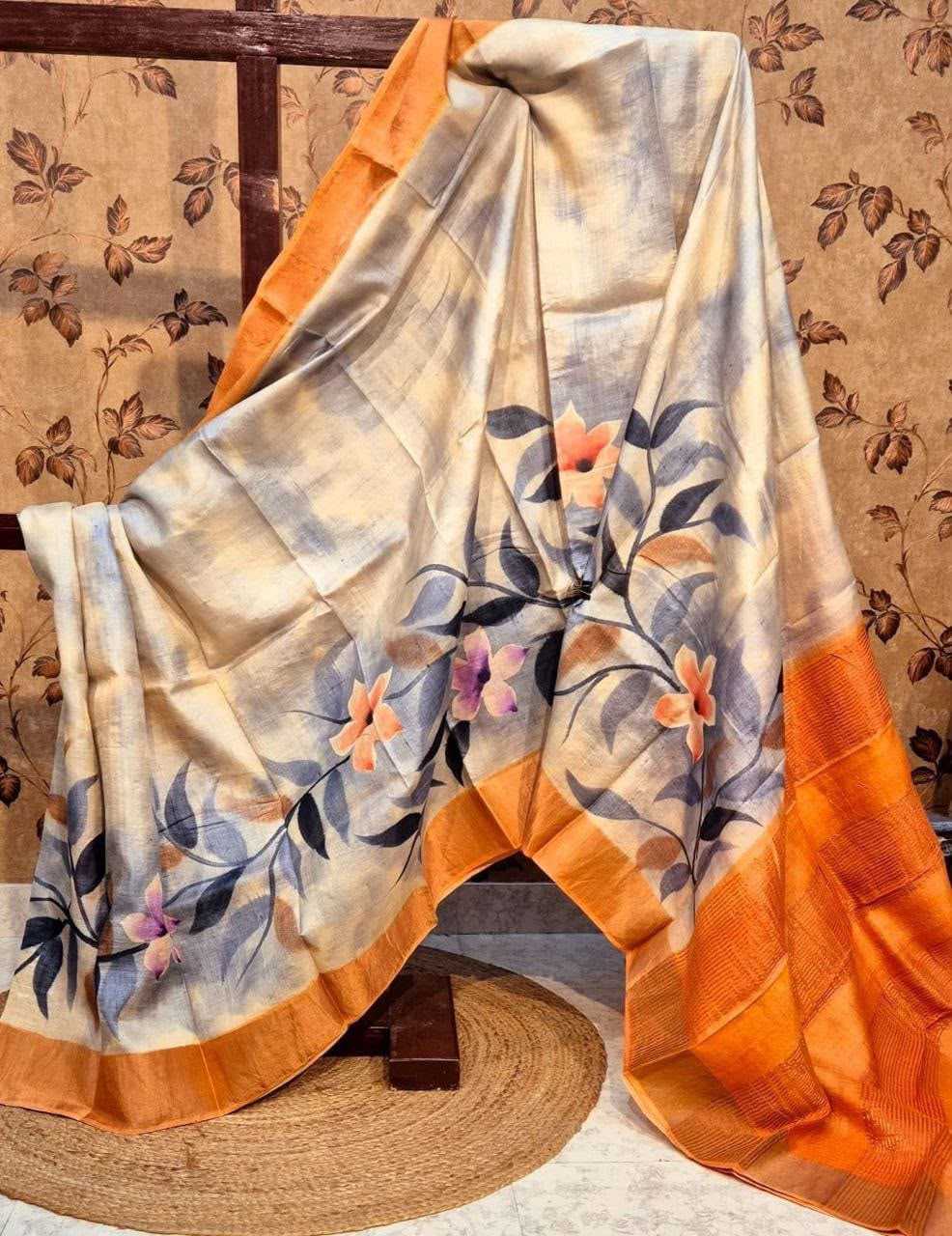 Tussar Silk Soft Saree