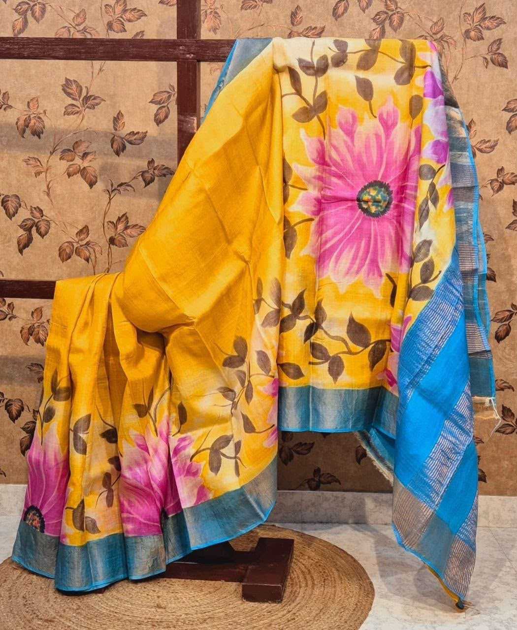 Tussar Silk Soft Saree