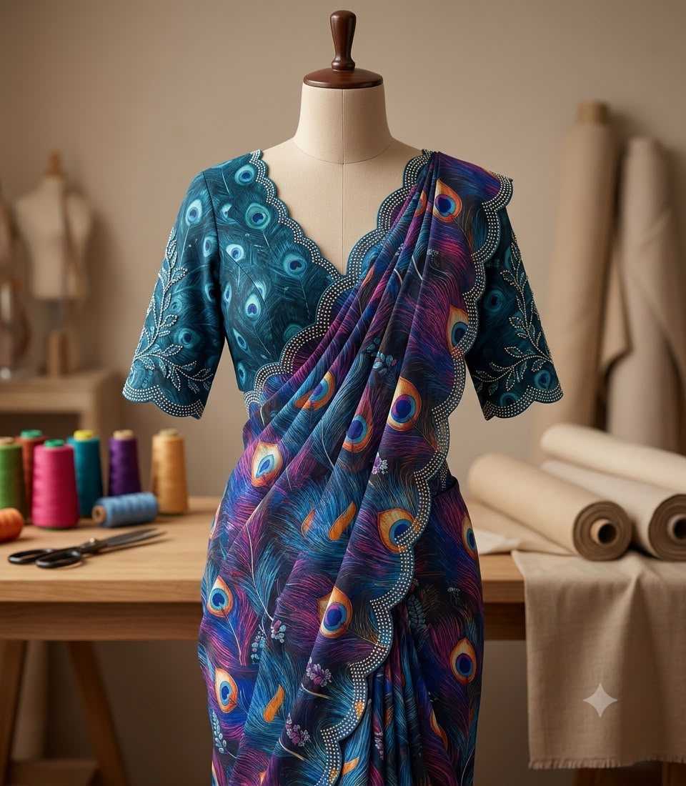 Georgette Printed Saree
