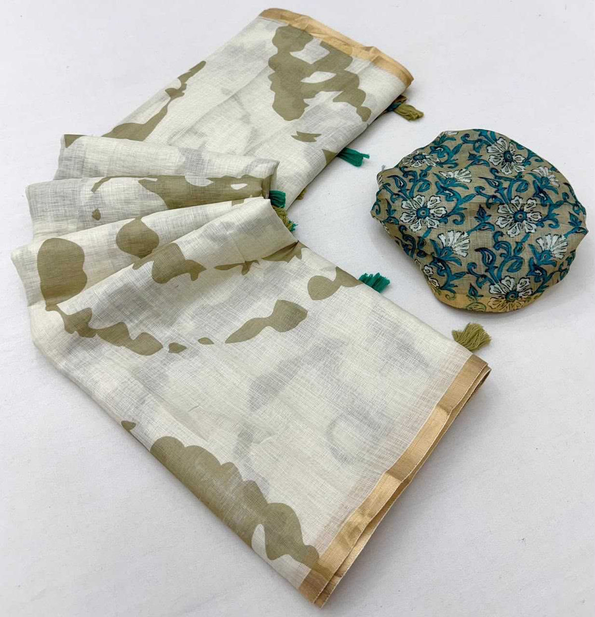 Cotton Kalamkari Saree