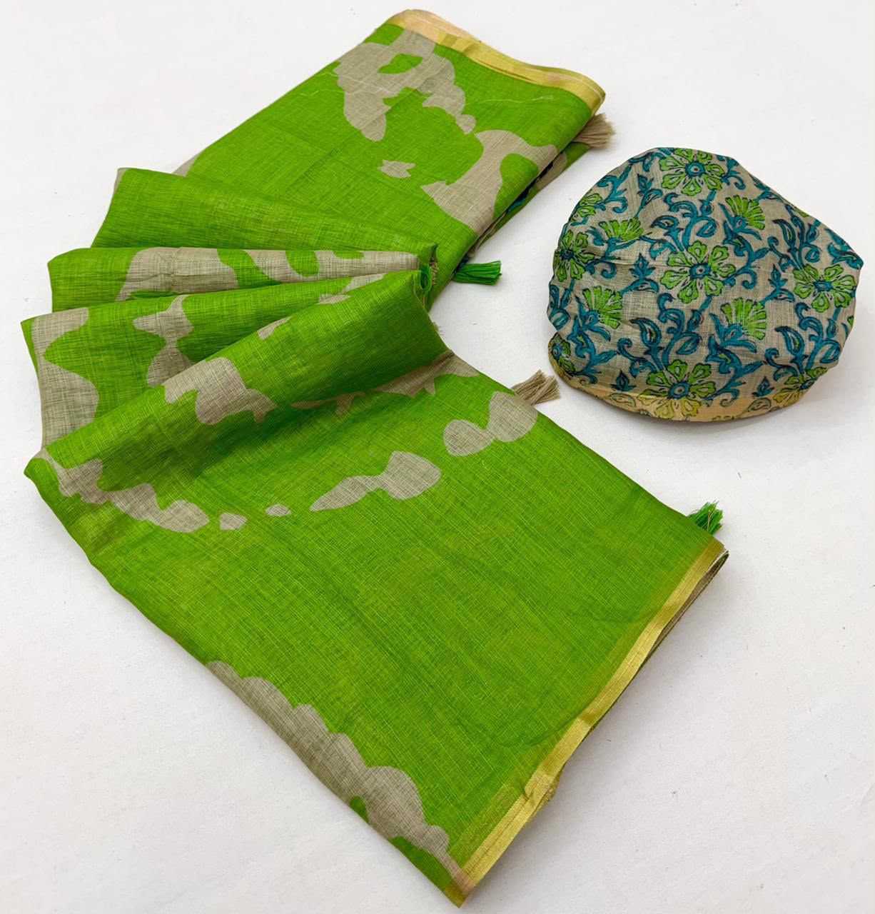Cotton Kalamkari Saree