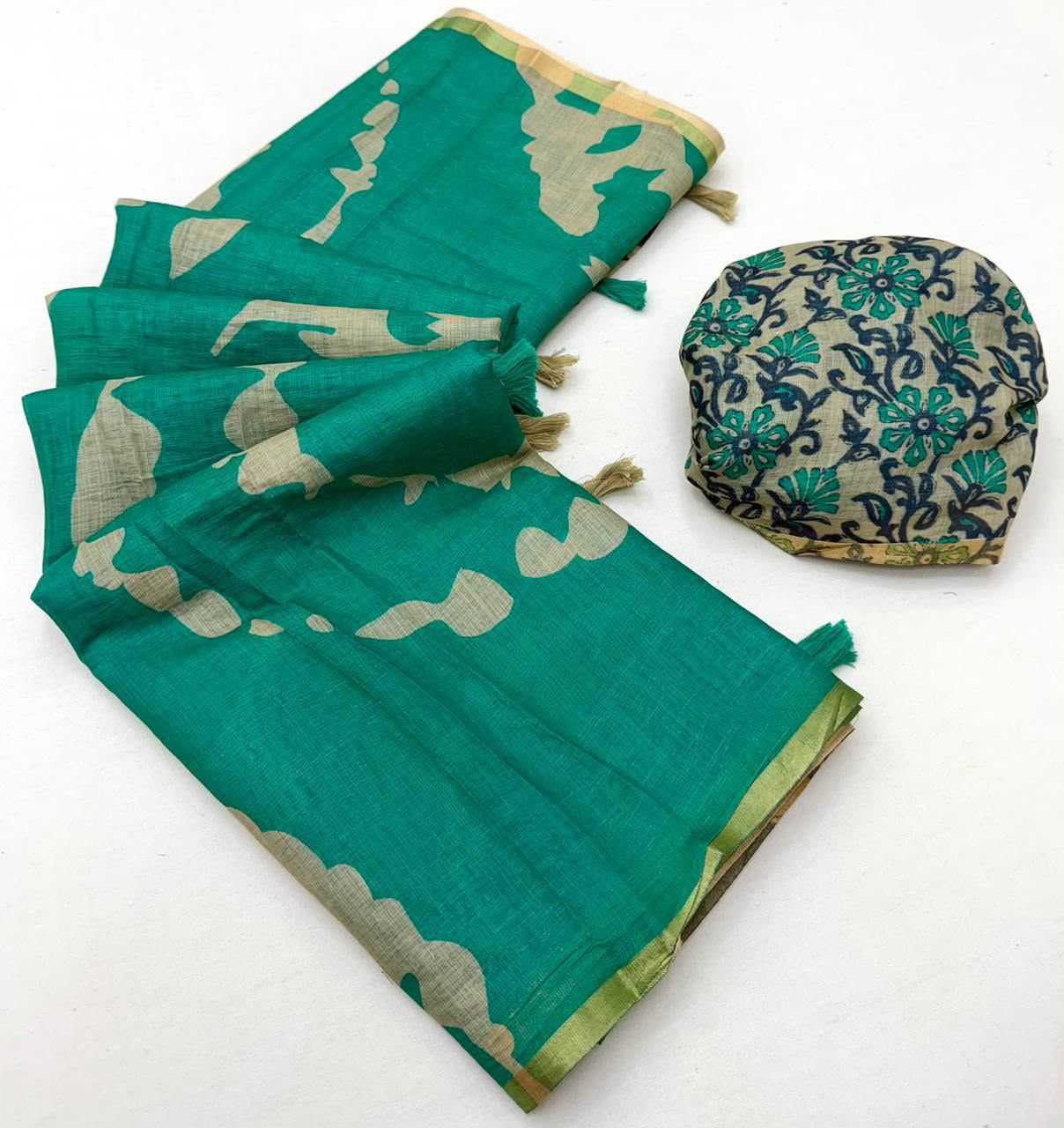 Cotton Kalamkari Saree