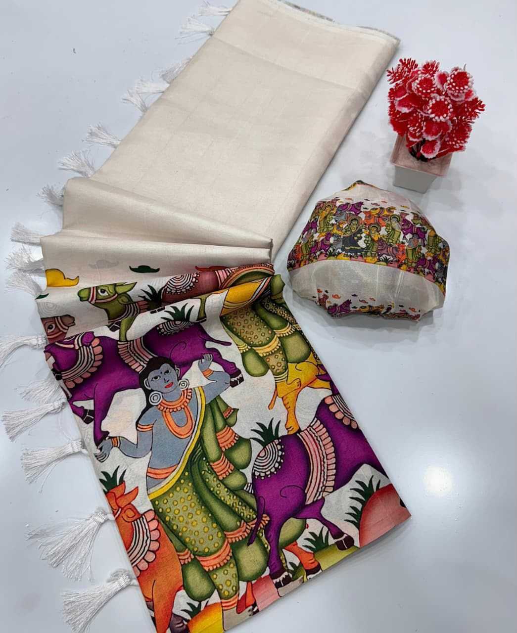 Tussar Silk Saree