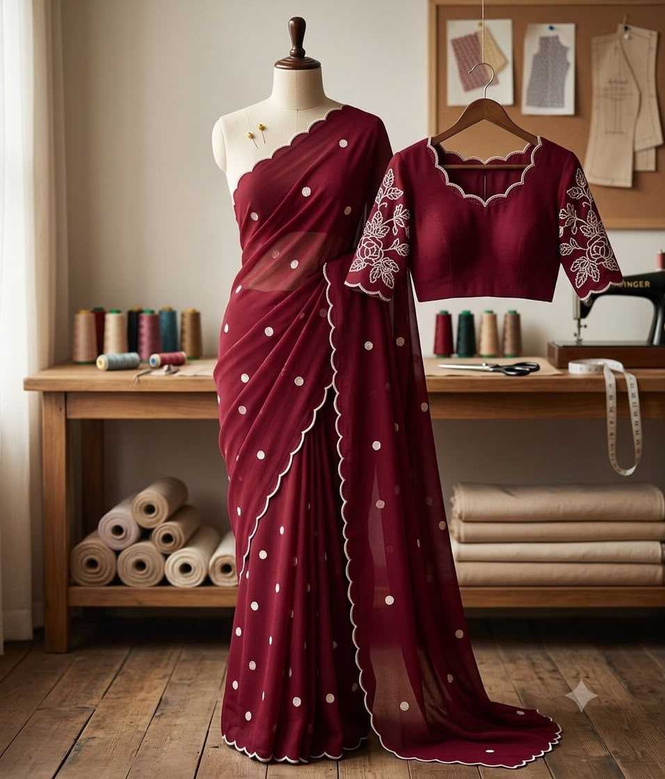 Georgette Fancy Saree