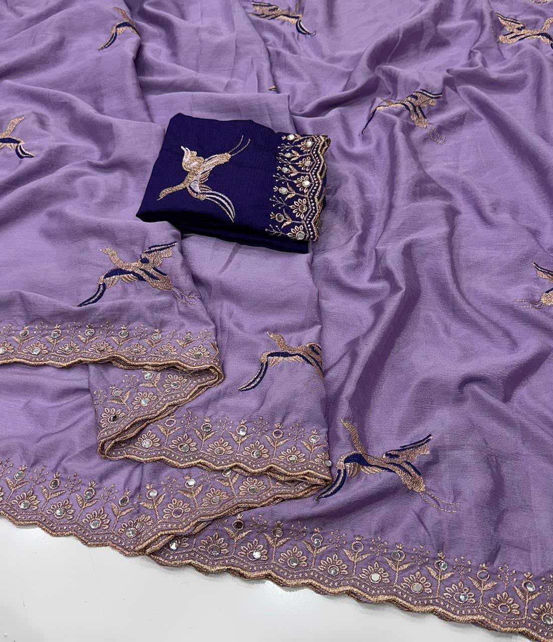 Chinon Party Wear Saree