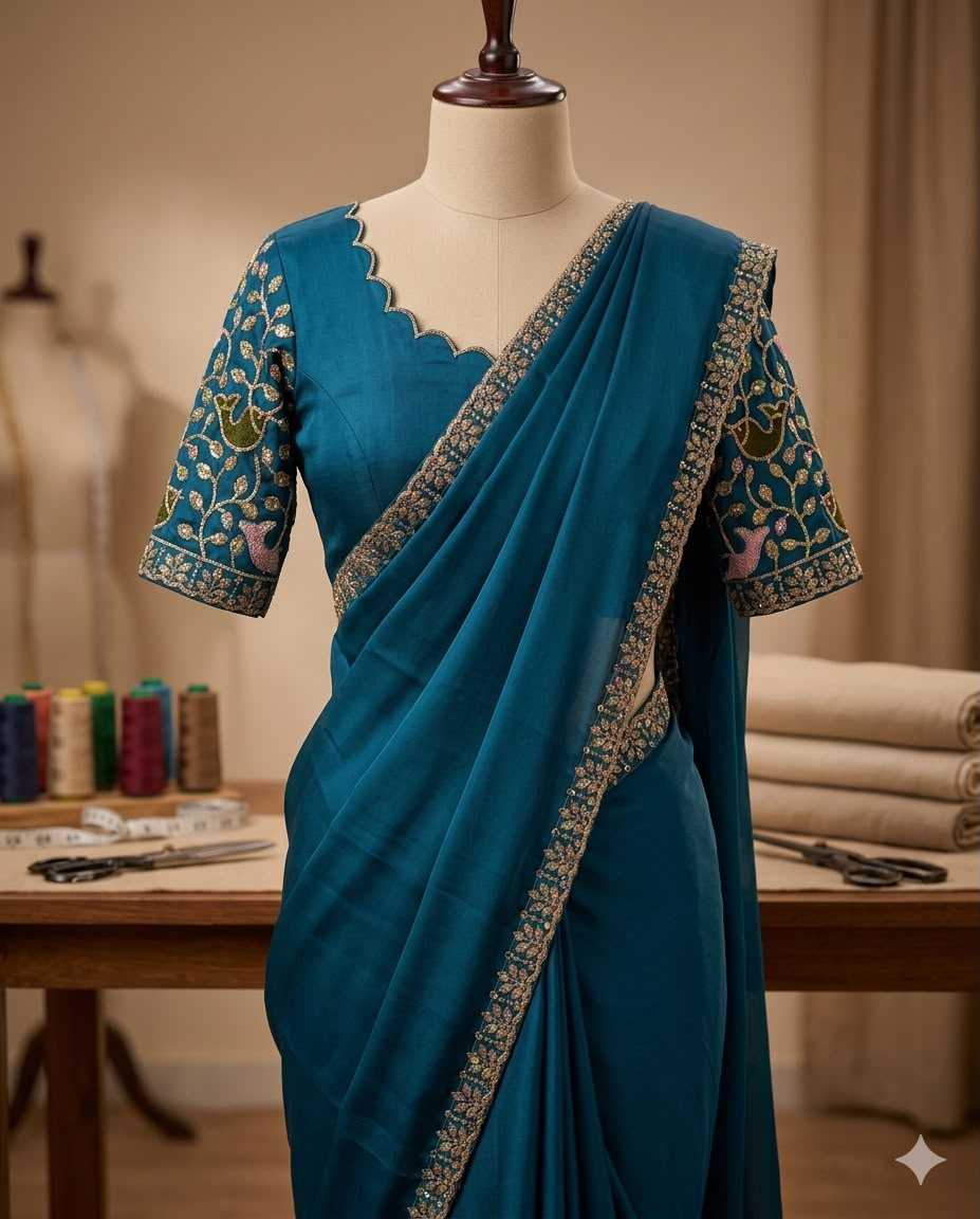 Viscose Sequnce Designer Saree