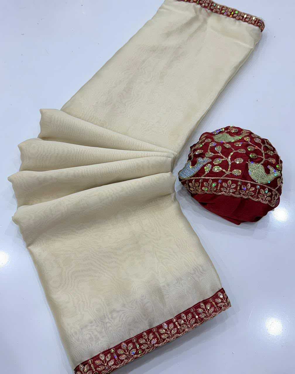 Viscose Sequnce Designer Saree