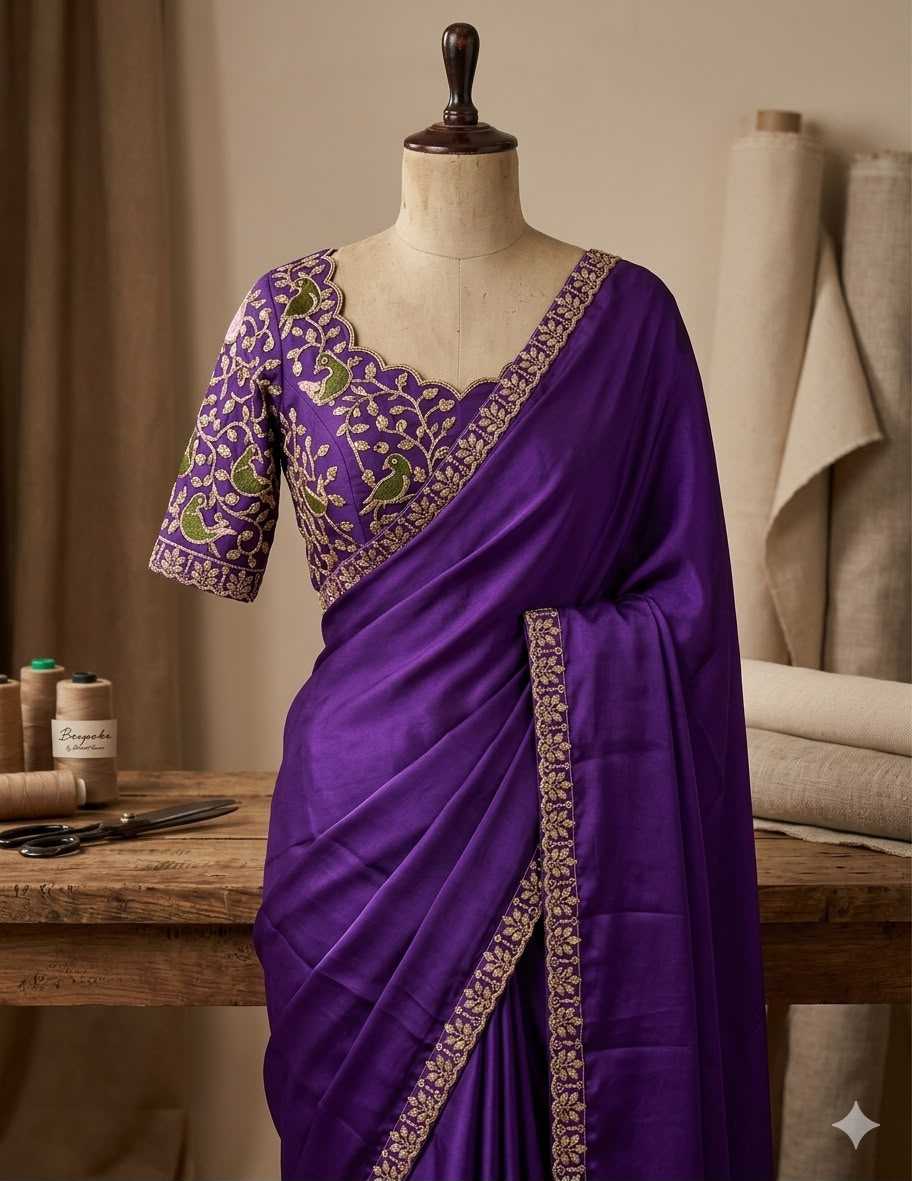 Viscose Sequnce Designer Saree