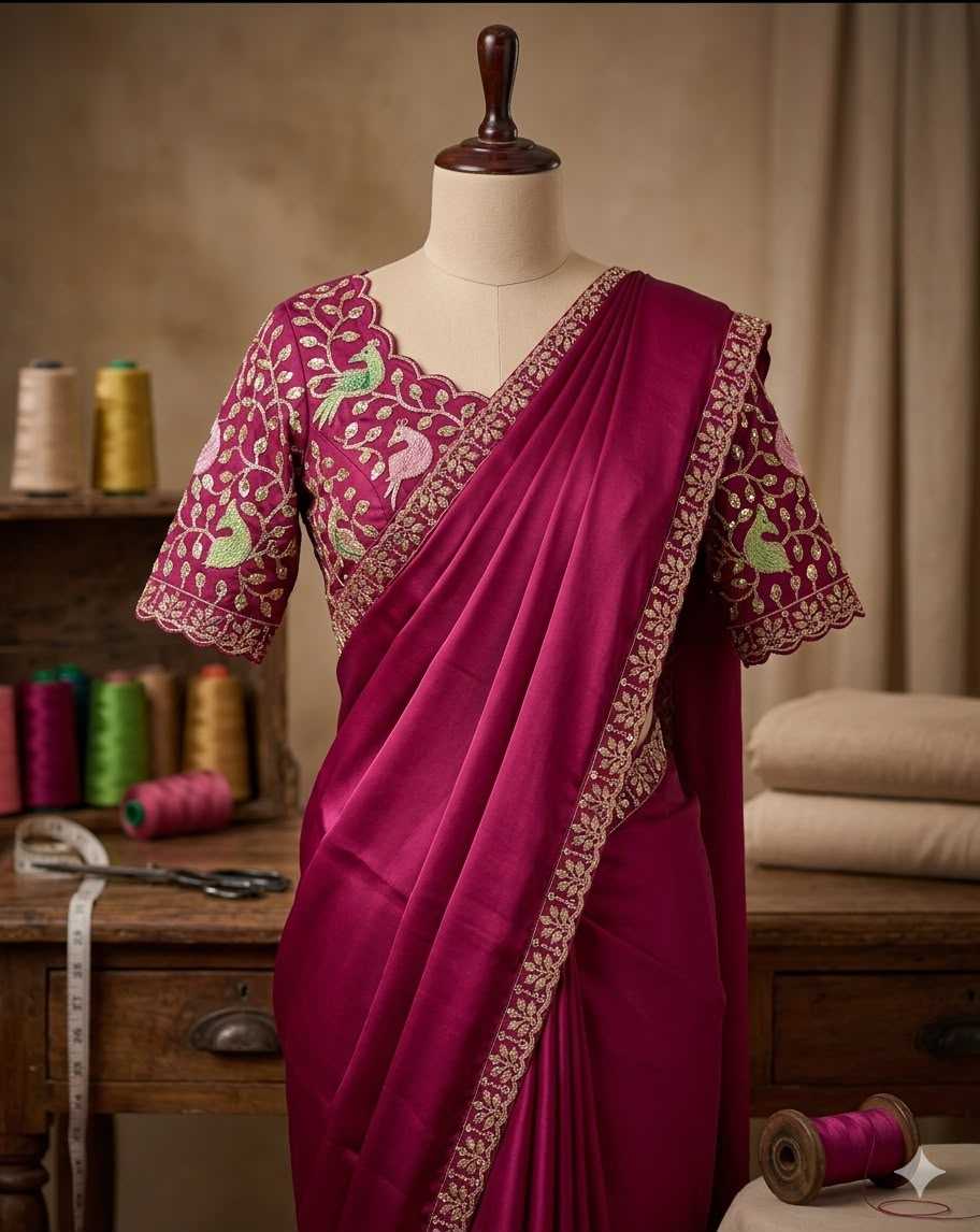 Viscose Sequnce Designer Saree