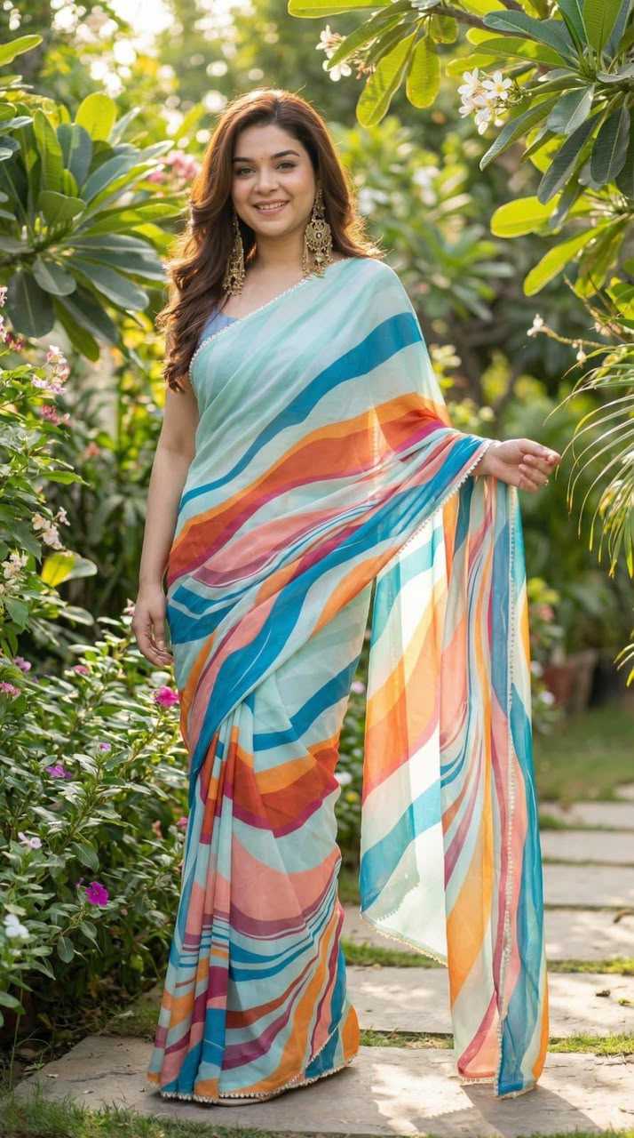 Georgette Designer Saree