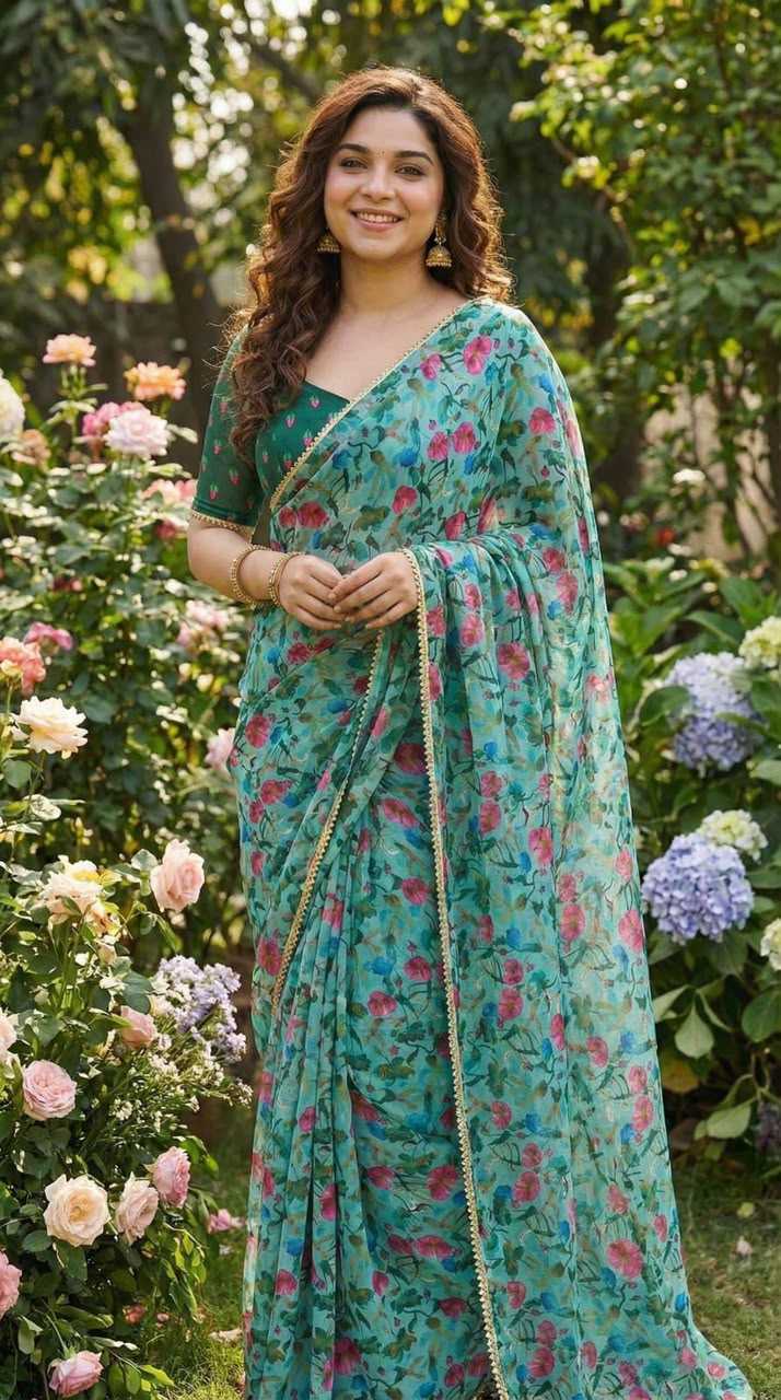 Georgette Designer Saree