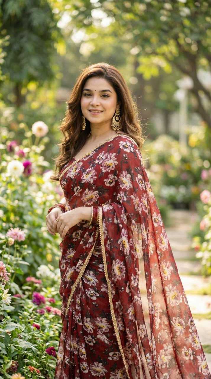 Georgette Designer Saree