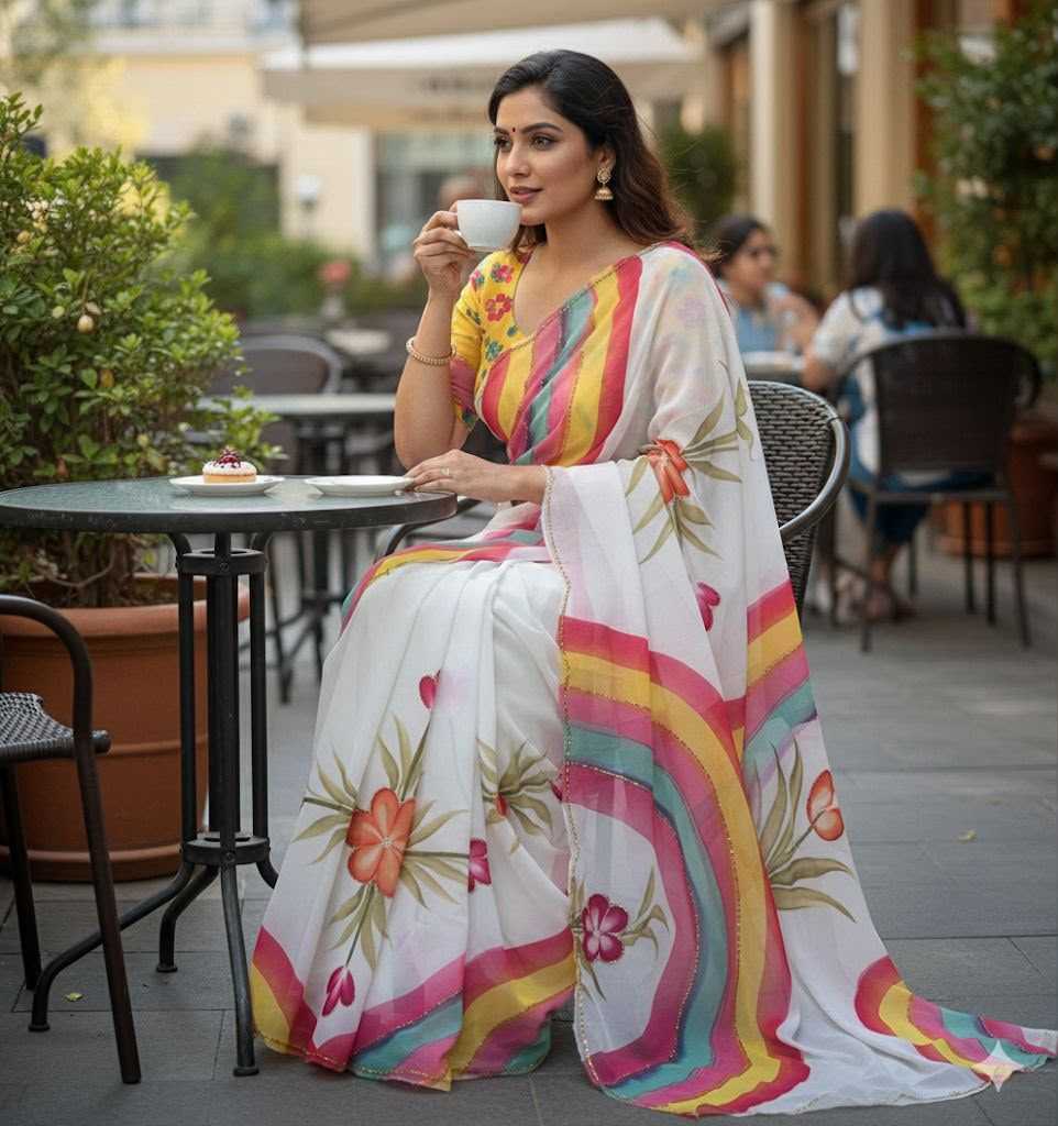 Niharika Premium Georgette Designer Saree