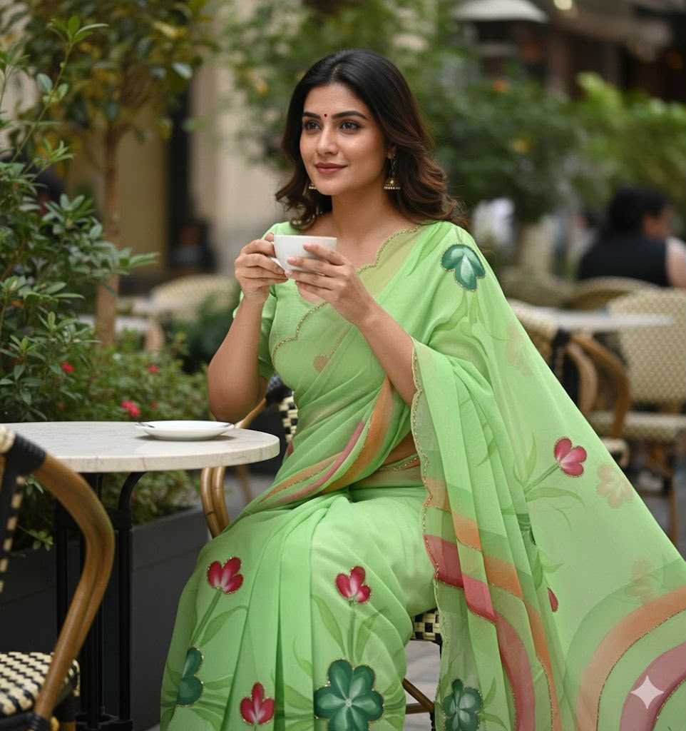 Niharika Premium Georgette Designer Saree