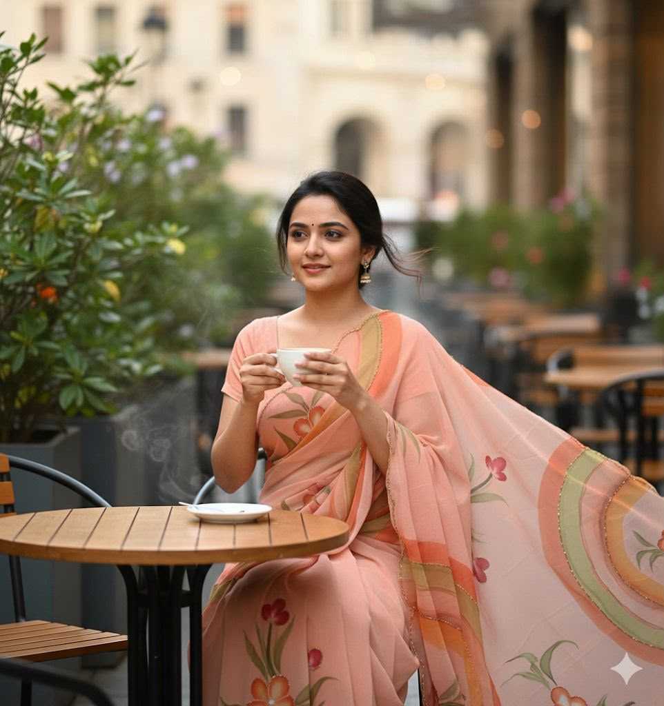 Niharika Premium Georgette Designer Saree