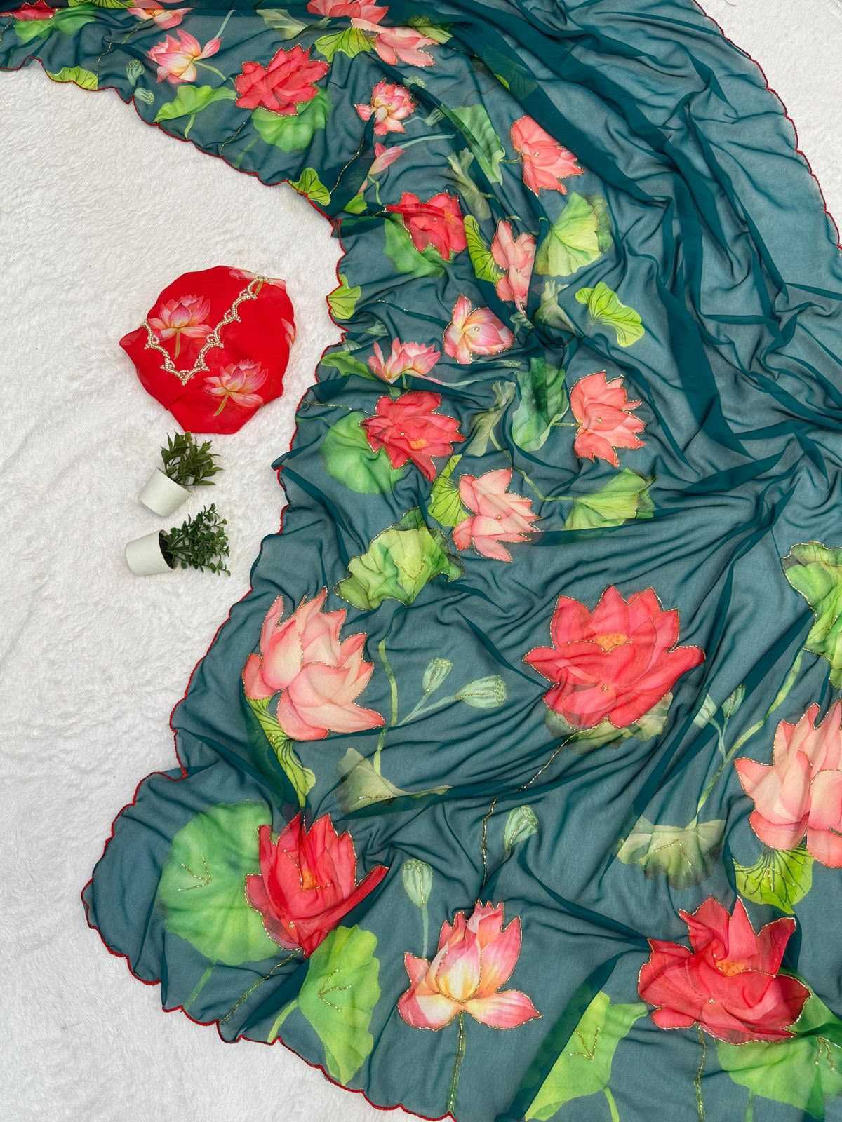 Chiffon Printed Saree