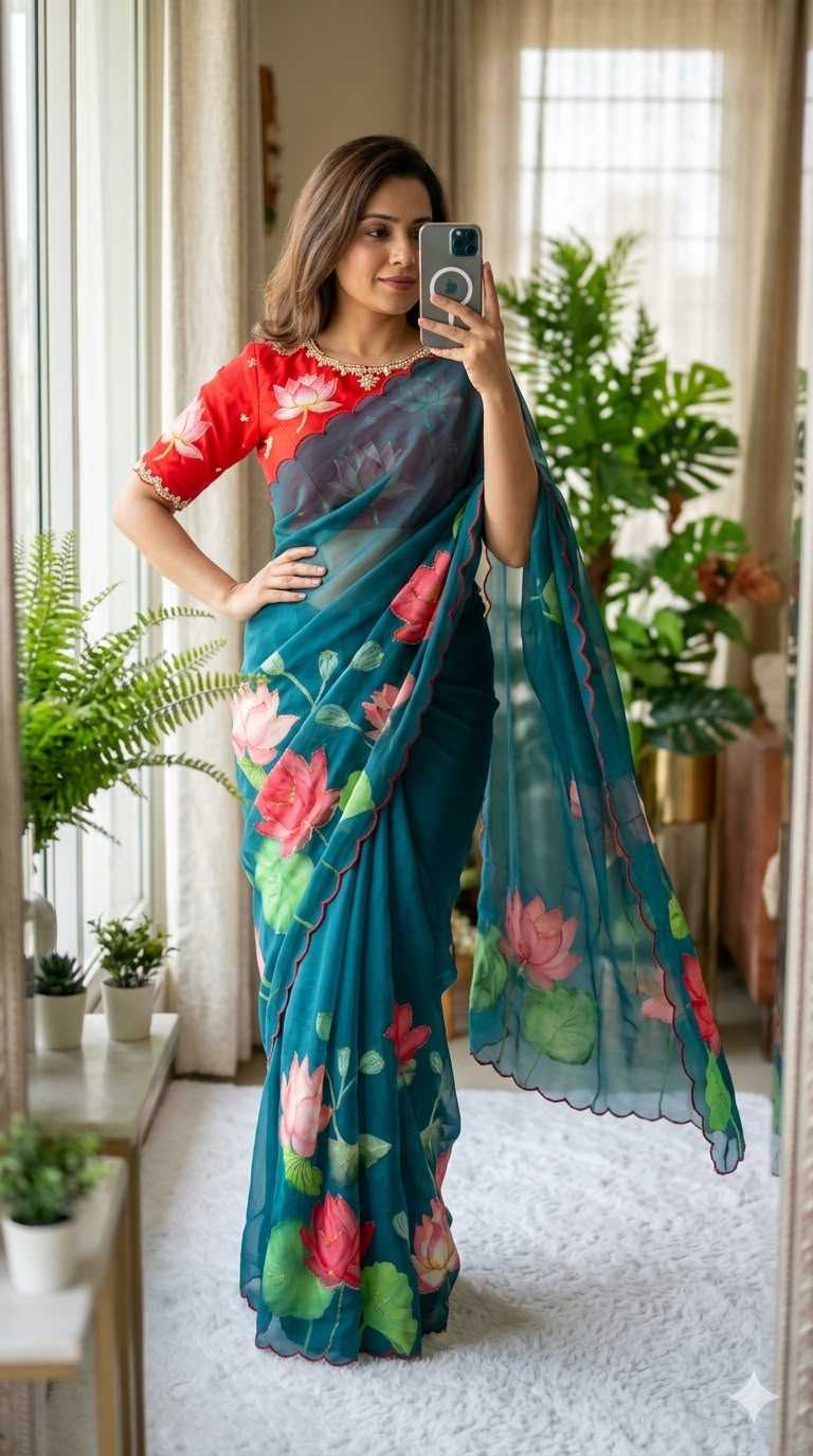 Chiffon Printed Saree