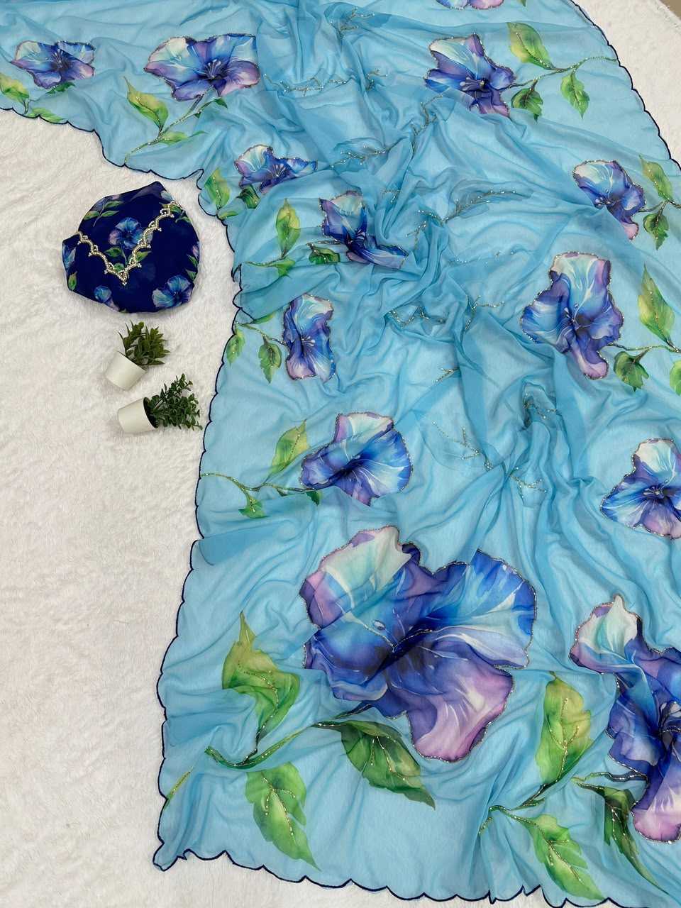 Chiffon Printed Saree