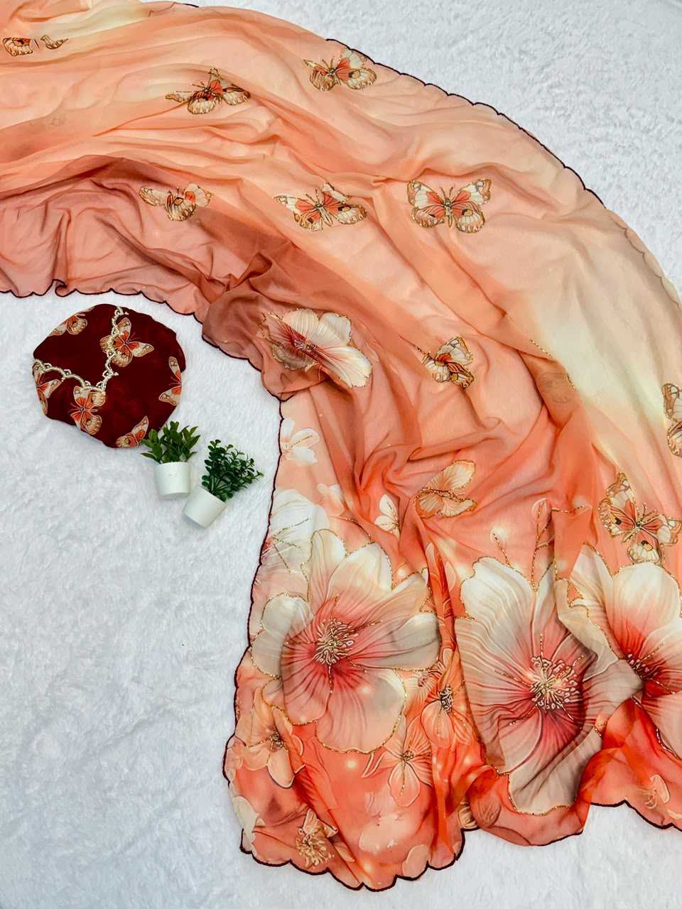Chiffon Printed Saree