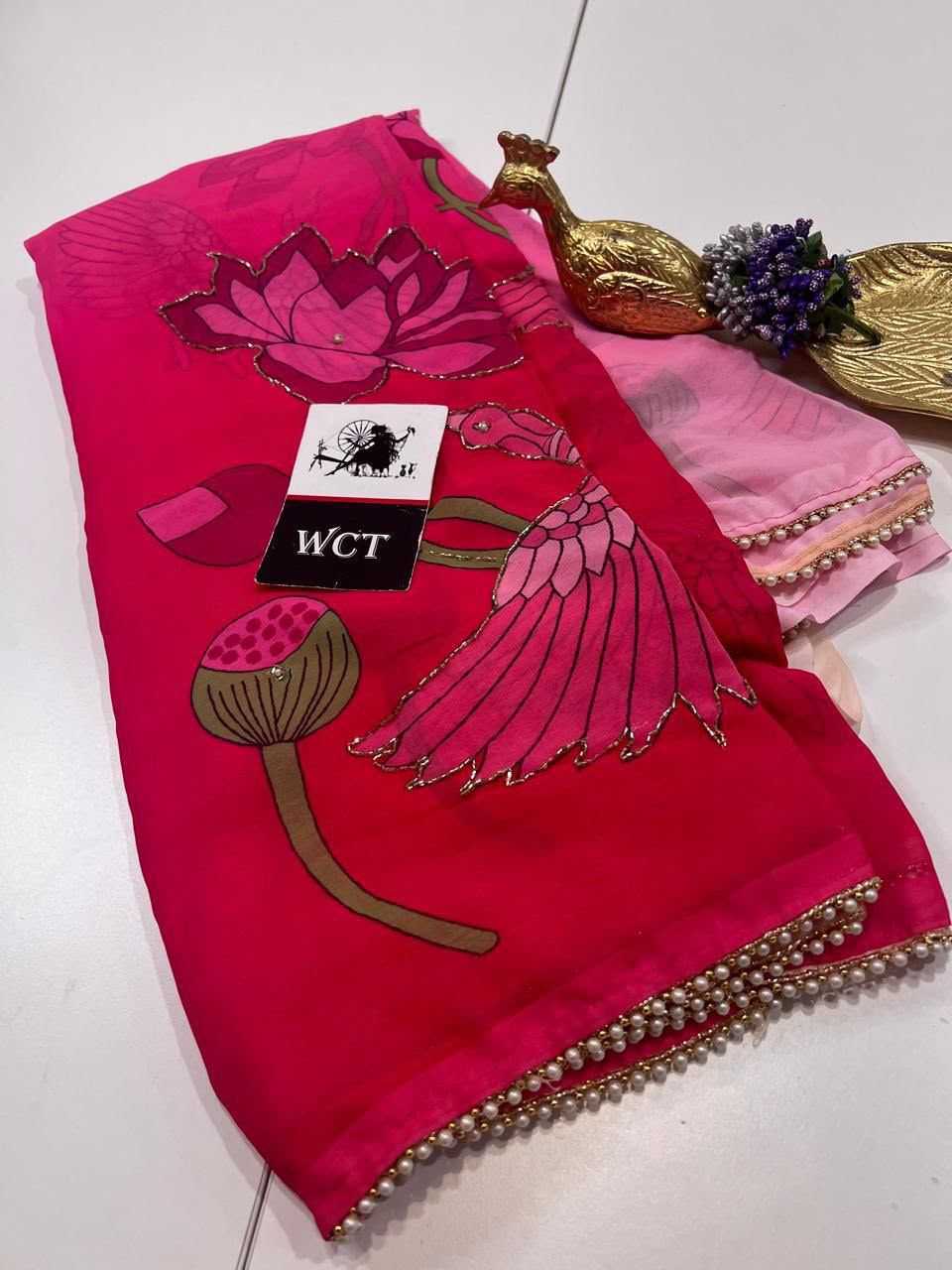 Georgette Printed Saree