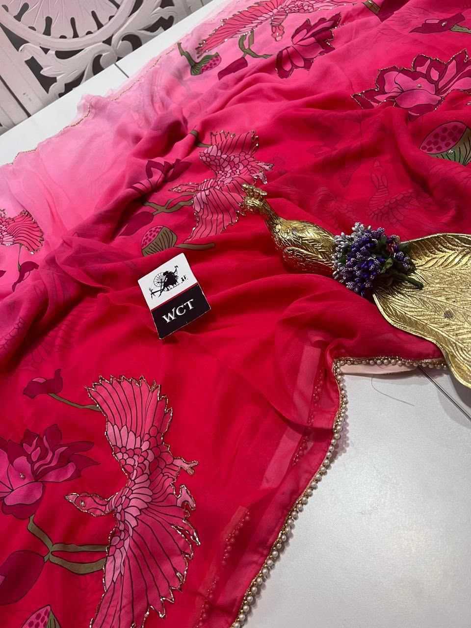 Georgette Printed Saree