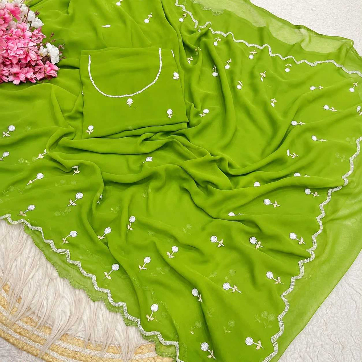 Devika Premium Georgette Saree