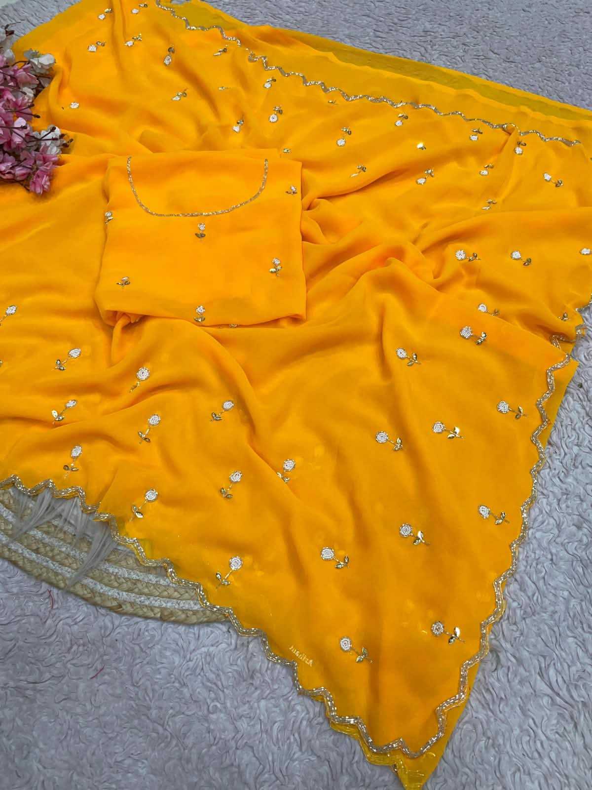 Devika Premium Georgette Saree