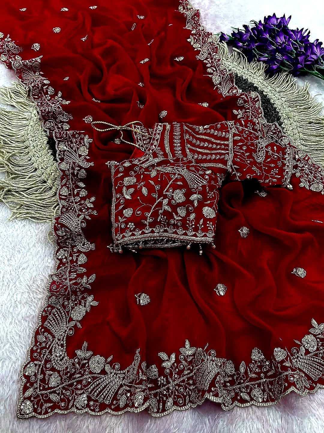 Fendy Embroidered Saree