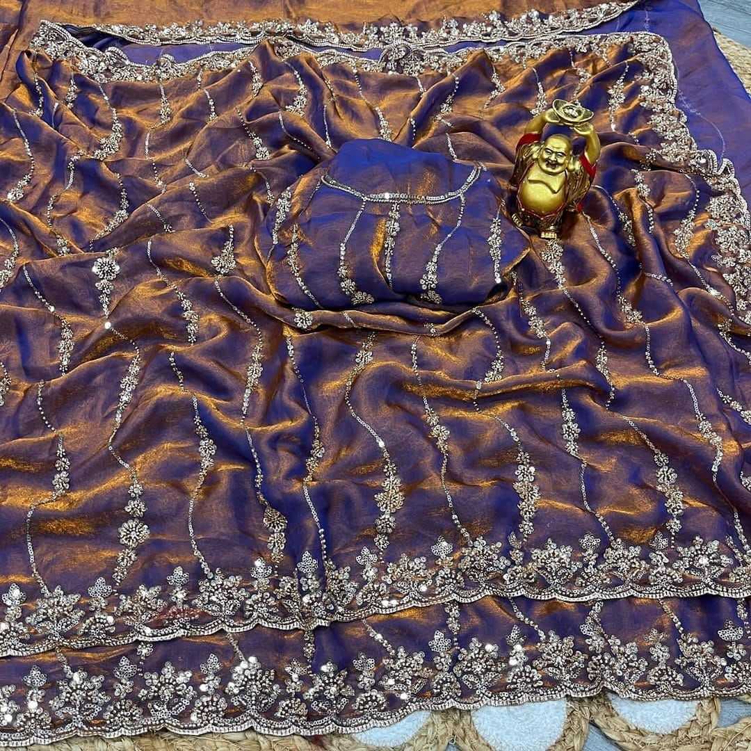 Space Silk Fancy Saree