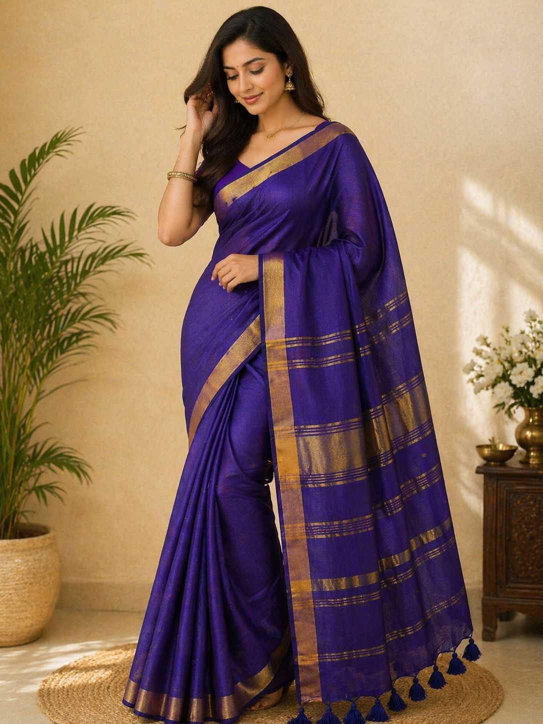 Pure Cotton Party Wear Saree