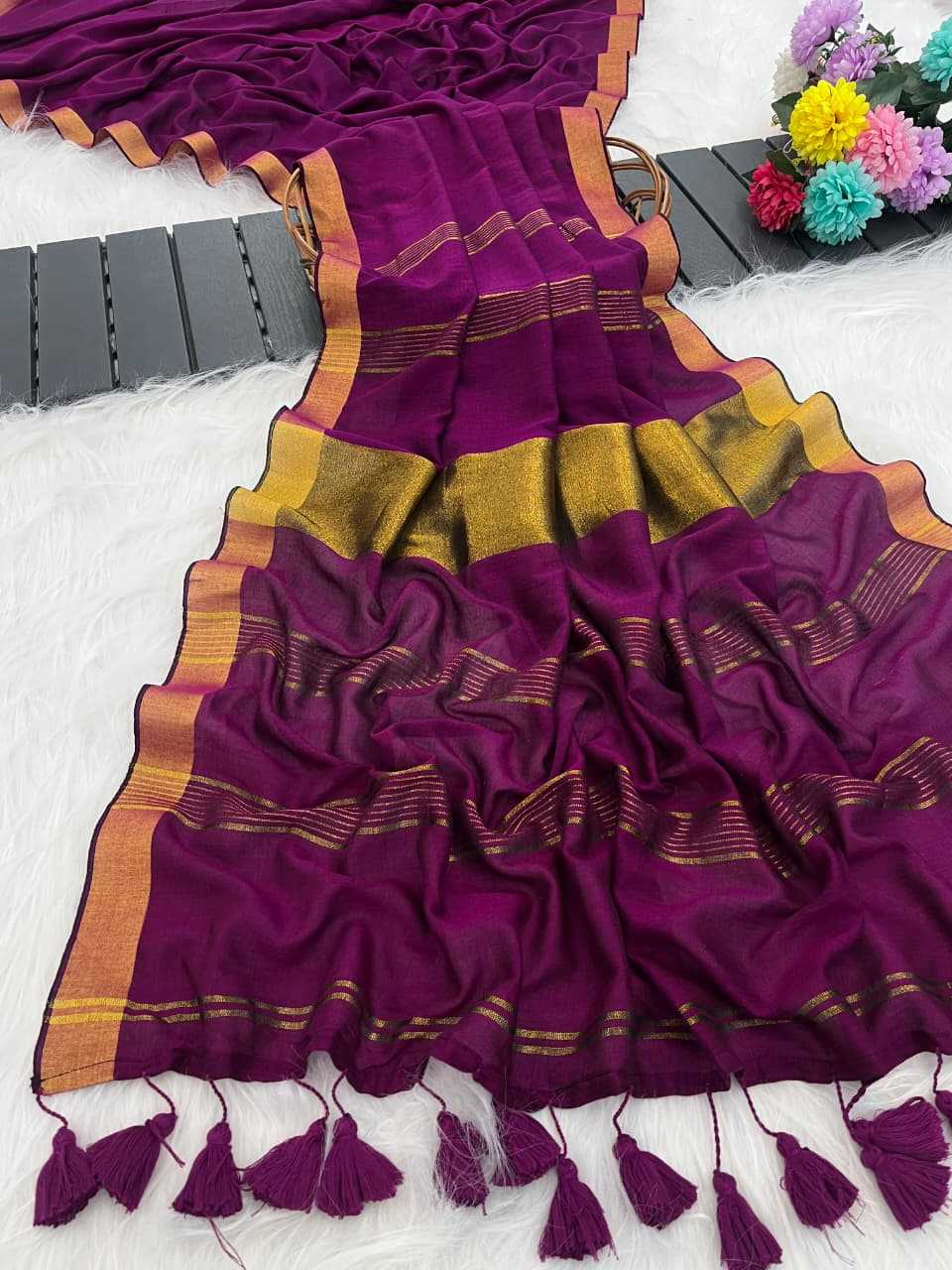 Pure Cotton Party Wear Saree