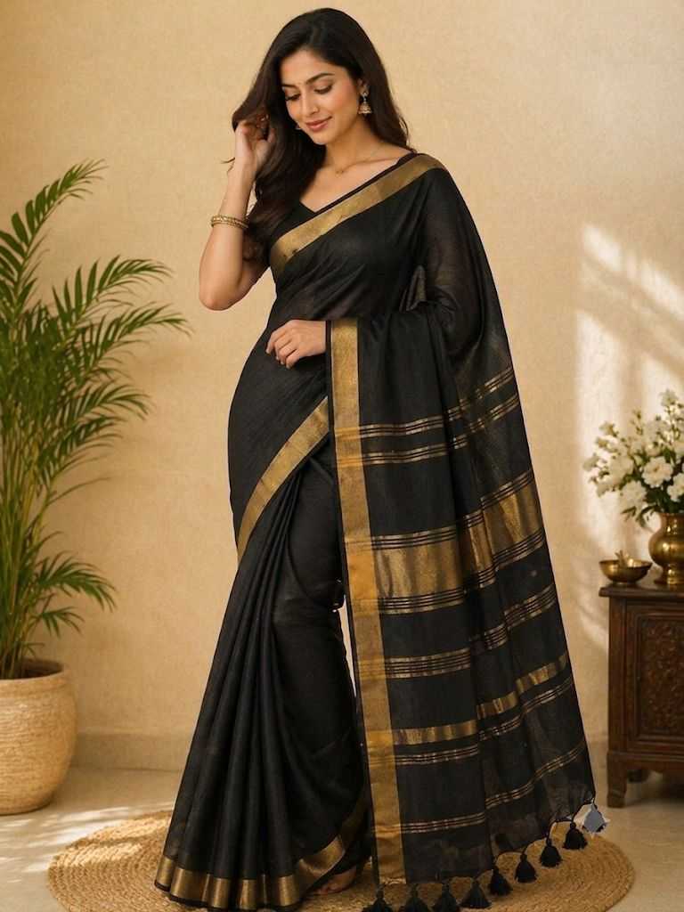 Pure Cotton Party Wear Saree