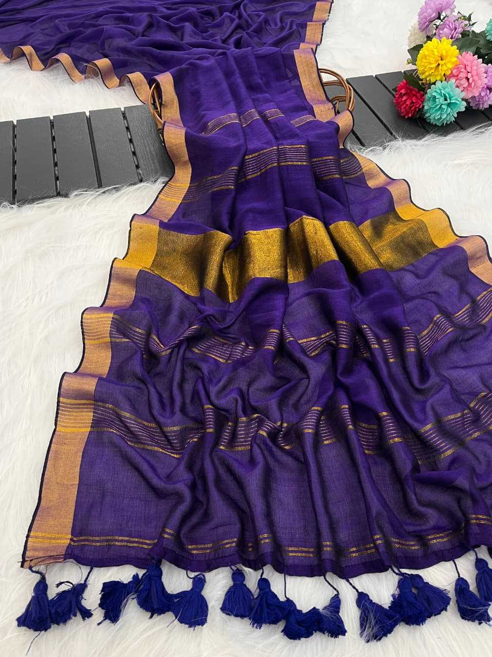 Pure Cotton Party Wear Saree