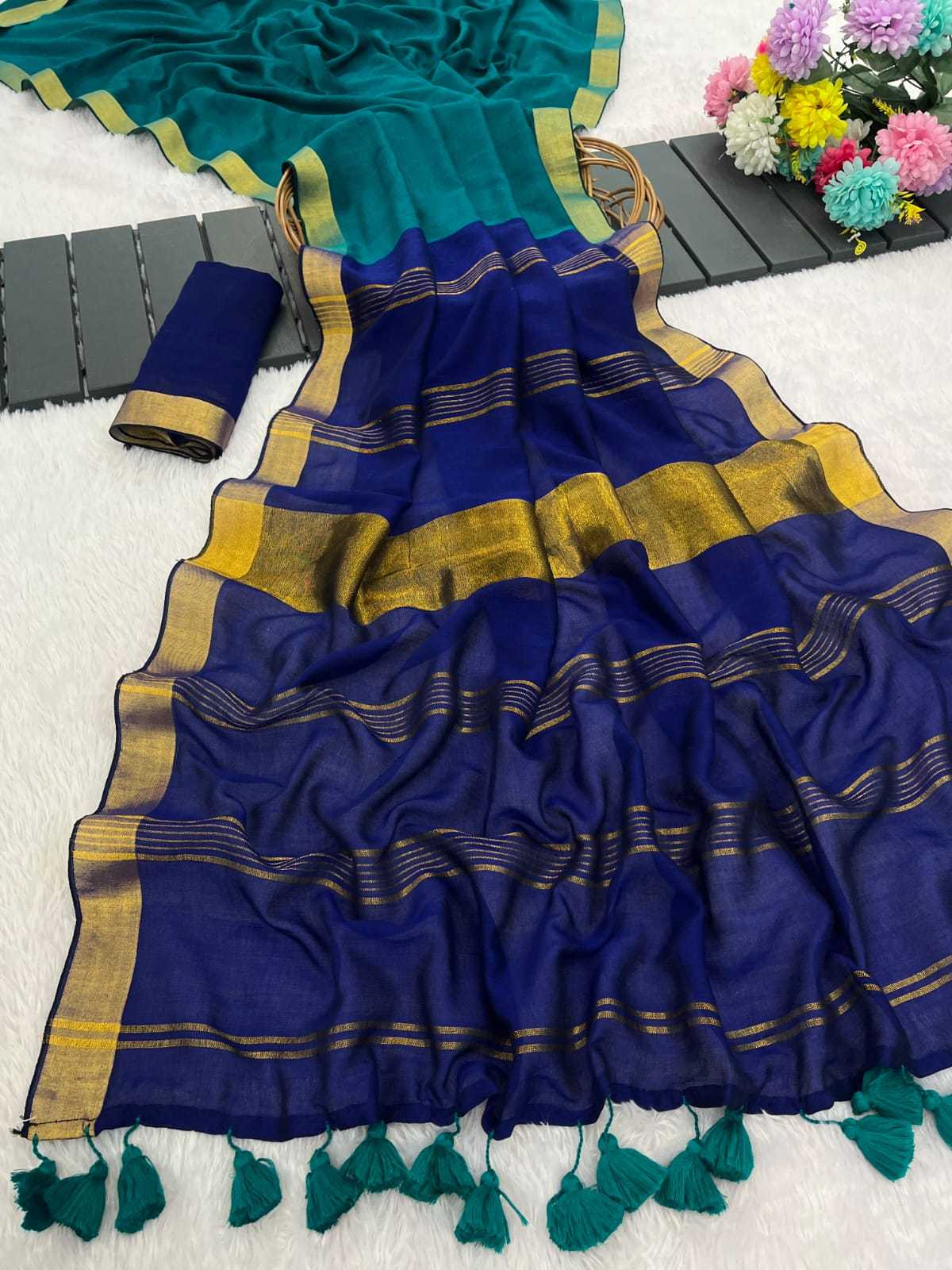 Pure Cotton Party Wear Saree