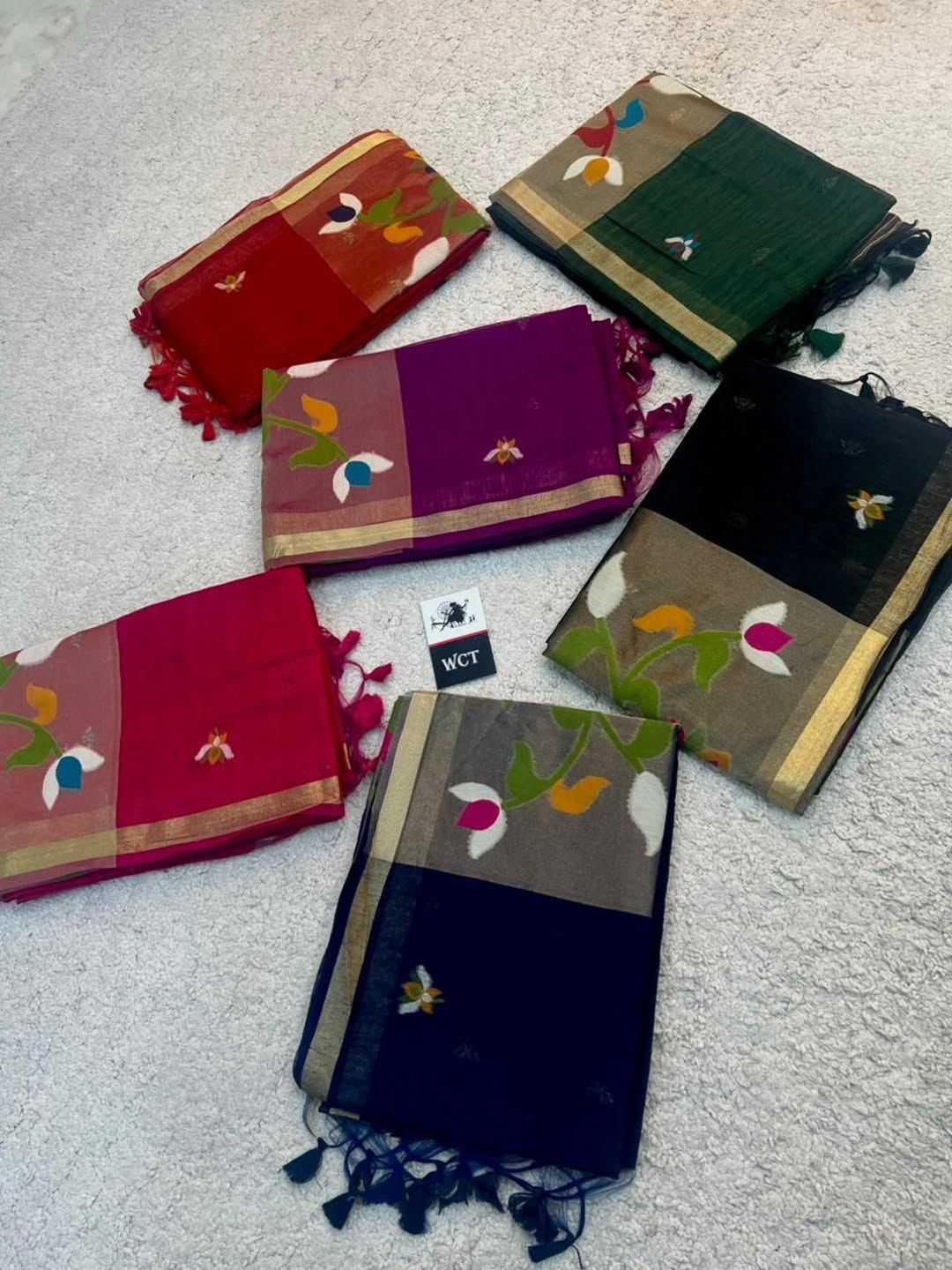 Linen Designer Saree