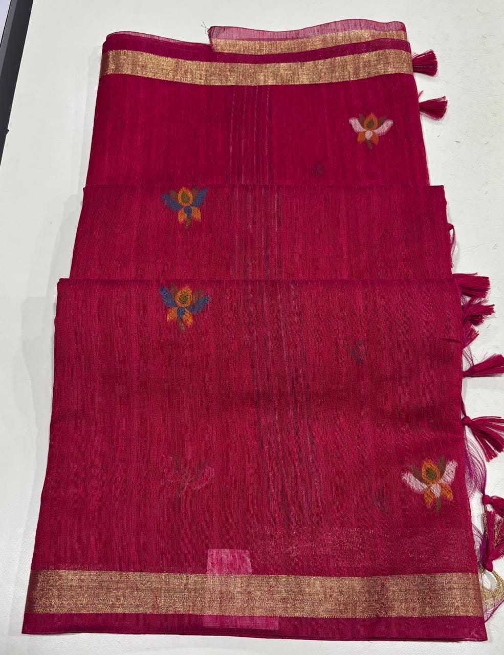 Linen Designer Saree