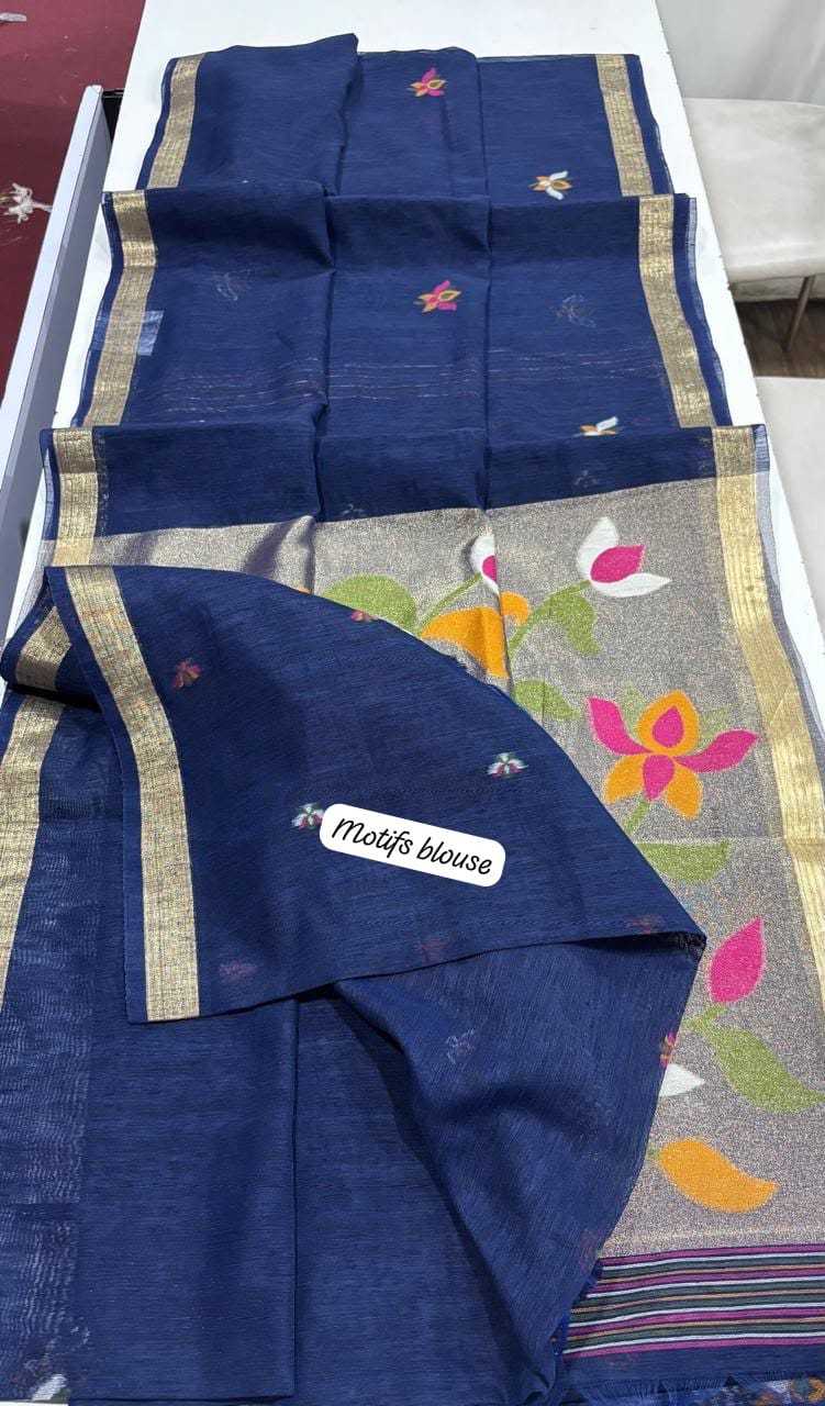 Linen Designer Saree