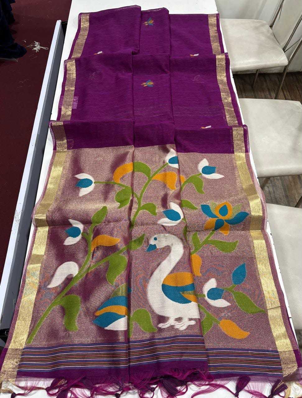 Linen Designer Saree