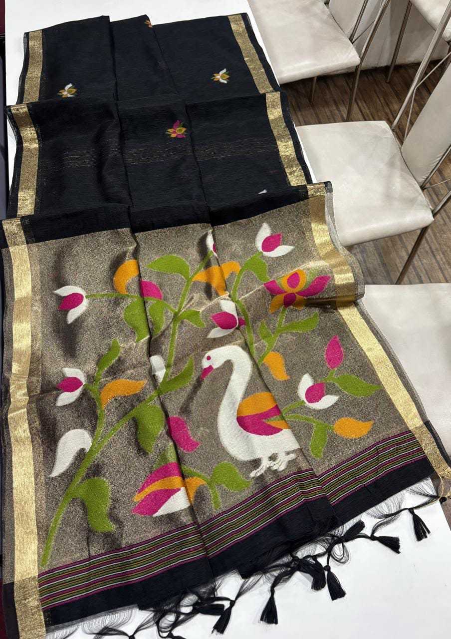 Linen Designer Saree