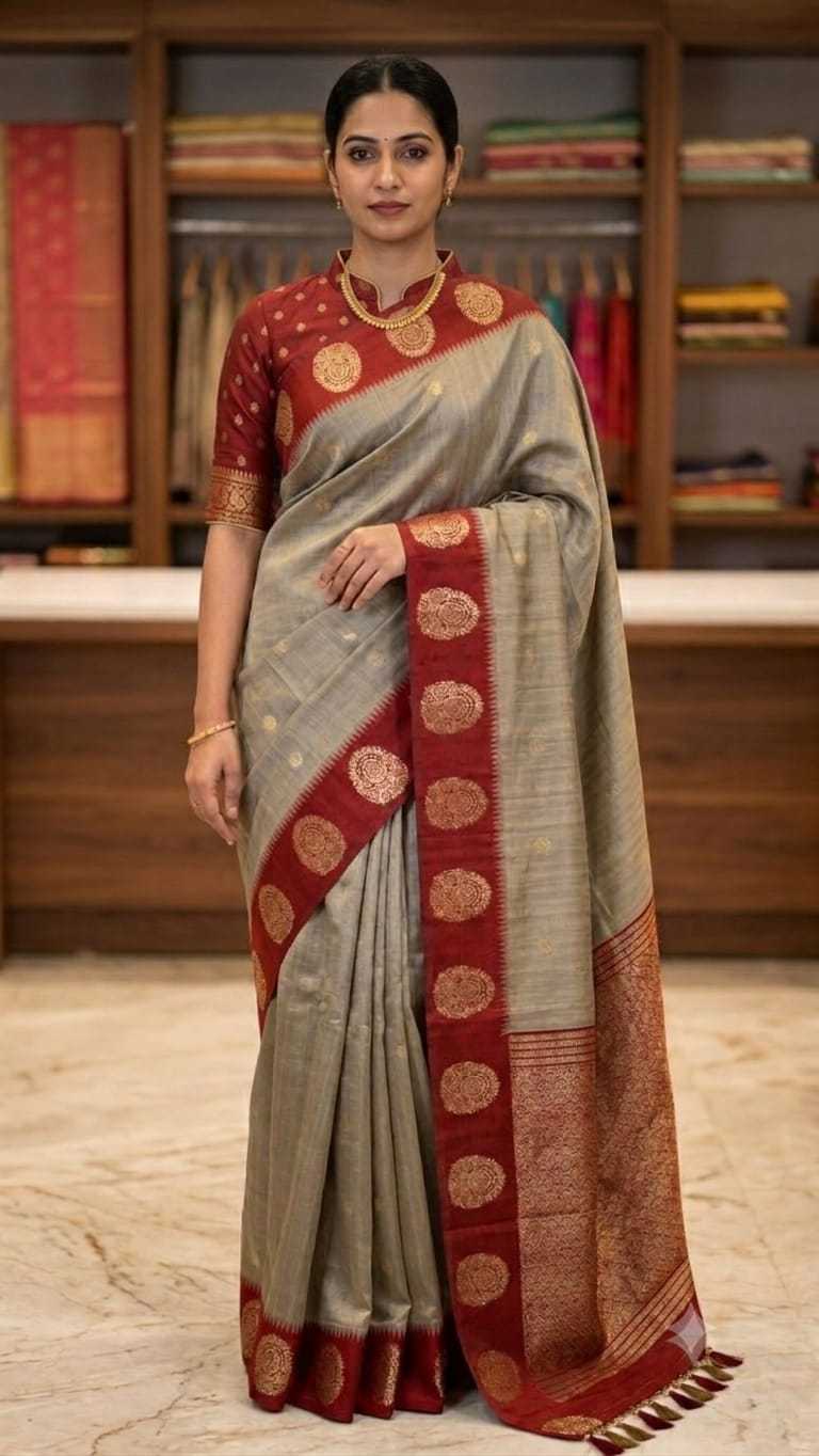 Tussar Silk Saree