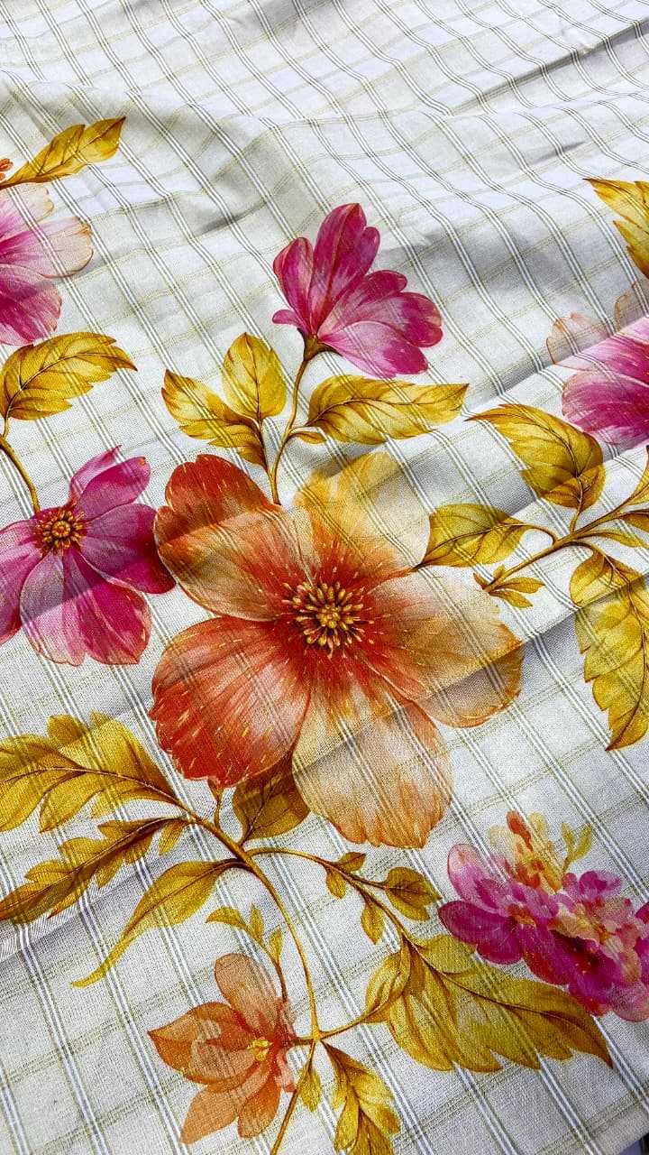 Cotton Printed Saree